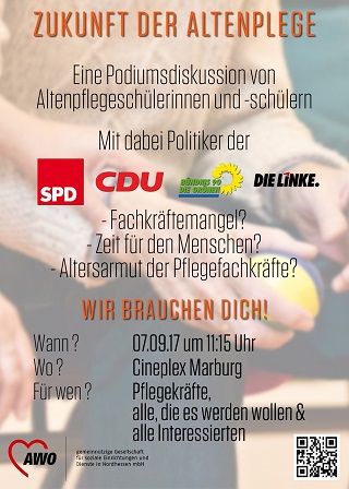 Read more about the article Podiumsdiskussion „Zukunft der Altenpflege“